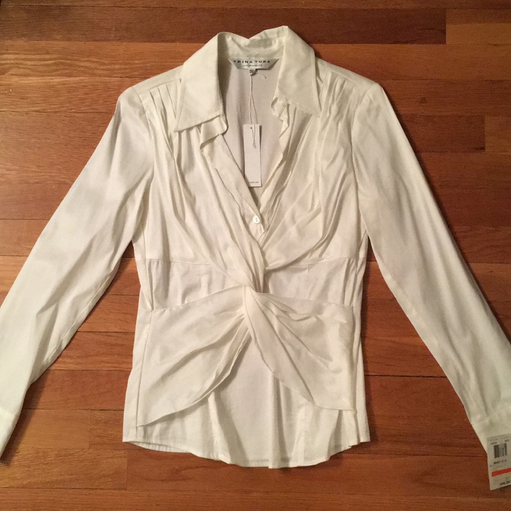 Trina Turk White Blouse